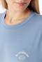 Long Pyjamas, Coffee, Grey-Blue - Casual Fashion