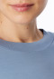 Pigiama lungo con polsini grigio-blu - Fashion casual