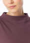 Long Pyjamas with Fine Ribbing in Cocoa Brown - Selected! Premium Warming