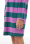 Camicia da notte a maniche lunghe a righe color bacca - Nightwear