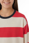 Lange pyjama met streepjes, vivid red - Nightwear