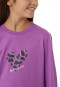 Schlafanzug lang Animal-Print beere - Nightwear