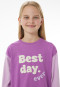 Long Pyjamas with Cuffs, Berry - Nightwear