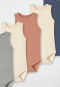 Body pour bébé sans manches côtelé brossé, lot de 5, multicolore - Bébé