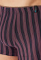 Bruine gestreepte korte broek - Long Life Soft