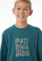 Schlafanzug lang Skate tiefseegrün - Nightwear