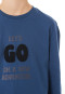 Schlafanzug lang Bündchen pacific blue - Nightwear