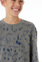 Lange pyjama met manchetten in de kleur salie - Nightwear