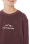 Lange pyjama van frottee met manchetten, cacaobruin - Nightwear