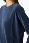 Long Velour Lounge Set, Deep Sea Blue - Casual Velour