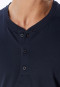 Lange pyjama met manchetten, diepblauw - Family