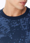 Oversized Long-Sleeve Shirt in Deep Sea Blue - Mix+ Relax