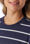 Shirt langarm dunkelblau-weiß geringelt - Mix+Relax