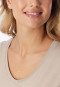 Long-Sleeve V-Neck Shirt in Bright Taupe - Mix+ Relax