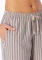 Langere broek van geweven viscose, multicolor strepen  Mix+ Relax