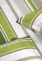 Parure de lit 2 pièces Renforcé vert rayé - SCHIESSER Home