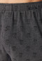 Boxershorts, set van 2, jersey, effen/met patroon, blauw/grijs - Boxershorts multipack