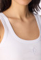 Topje dubbelrib wit - Mix+ Relax