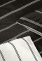 Parure de lit 2 pièces Renforcé à rayures noires et blanches - SCHIESSER Home