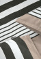 Parure de lit 2 pièces Renforcé, rayée de couleurs beiges - SCHIESSER Home
