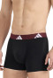 Enge Boxershorts mit Logo 5er-Pack Schwarz gemustert - ADIDAS