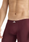 Aansluitende boxershorts lang met logo 3-pack Bordeaux/Zwart - ADIDAS