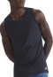 Shirt ärmellos 2er-Pack Schwarz - ADIDAS