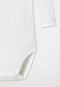 Romper lange mouwen unisex fijngeribd geweven modaal sahara - Baby