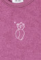 Onesie long-sleeve unisex terry towelling modal owl mauve - Natural Love