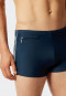 Badehose mit Reißverschluss-Tasche Wirkware recycelt feiner Streifen admiral - Nautical Casual