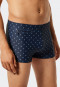 Swim trunks with zipped pocket admiral patterned - Aqua