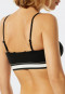 Bandeau bikini top padded variable straps black - California Dream
