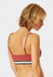 Bandeau bikini top padded variable straps whiskey - California Dream