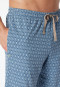 Bermudashorts Organic Cotton blaugrau gemustert - Mix+Relax