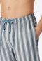 Bermuda shorts woven fabric Organic Cotton stripes blue gray - Mix+Relax