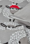 2-Piece Grey Bed Linen Set - Soft Flannel