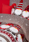 2-Piece Bed Linen Set with Multi-Colored Gnome Pattern - Soft Flannel