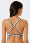 Bikini Triangel-Top herausnehmbare Cups variable Träger lila - California Dream