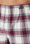 Boxershorts 2er-Pack Webware uni kariert mehrfarbig - X-Mas