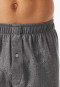 Boxer Interlock Paisley anthracite imprimé - Fine Interlock
