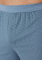 Boxershorts Organic Cotton gemustert blaugrau - Comfort Fit