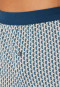 Boxershorts Organic Cotton gemustert silber - Comfort Fit