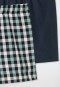 Boxershorts geweven stof 2-pack ruitjes nachtblauw/ meerkleurig - Boxershorts multipacks