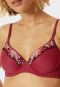 Beugelbeha spacer-cups kant bessenkleurig - Summer Floral Lace