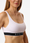 Bustier Doppelripp Organic Cotton weiss - Pure Rib