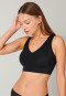 Bustier Microware removable pads black - Invisible Soft