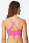 Bustier microvezel uitneembare pads fuchsia - Invisible Soft