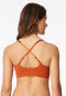 Bustier microvezel uitneembare pads terracotta - Invisible Soft
