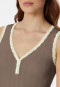 Chemisette taupe - Revival Agathe