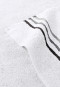 Telo doccia modello Skyline Color, misura 70 x 140, colore bianco - SCHIESSER Home